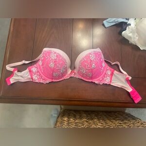 Victoria’s Secret dream angels push-up Floral Lace Bra